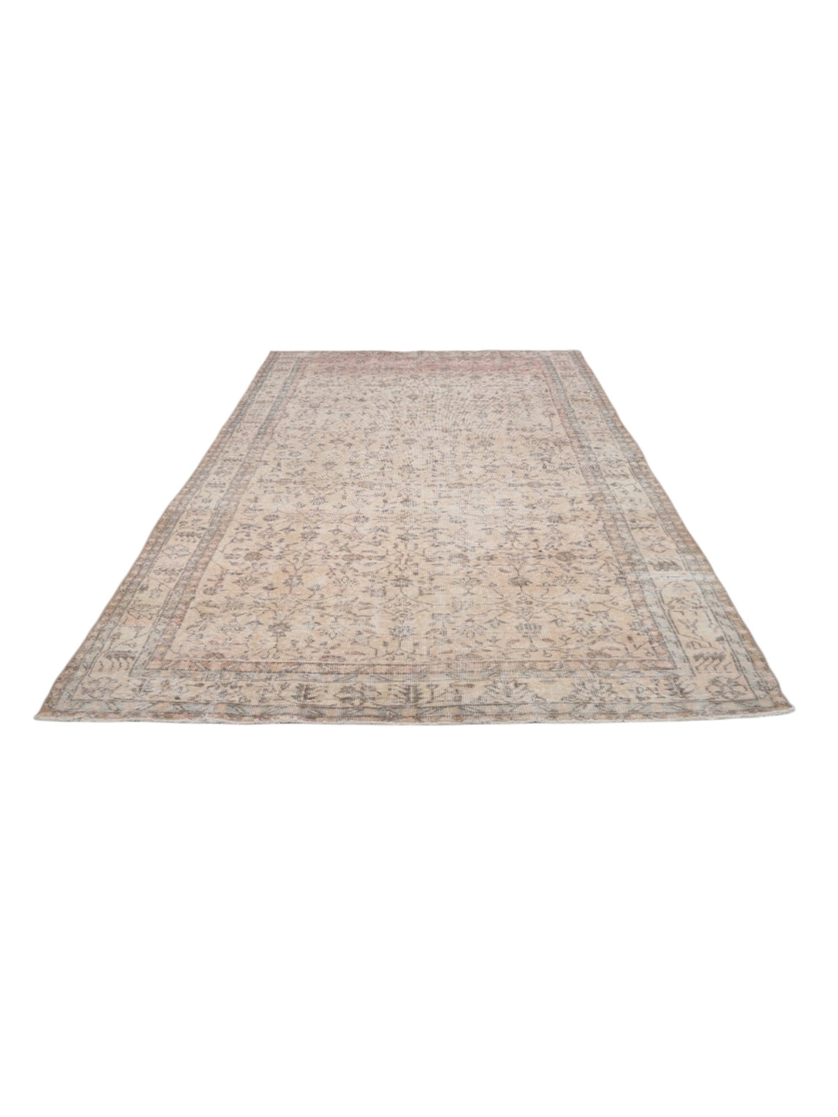 Vintage Turkish Rug - Bluebird Beauty Oushak (301cm x 205cm)