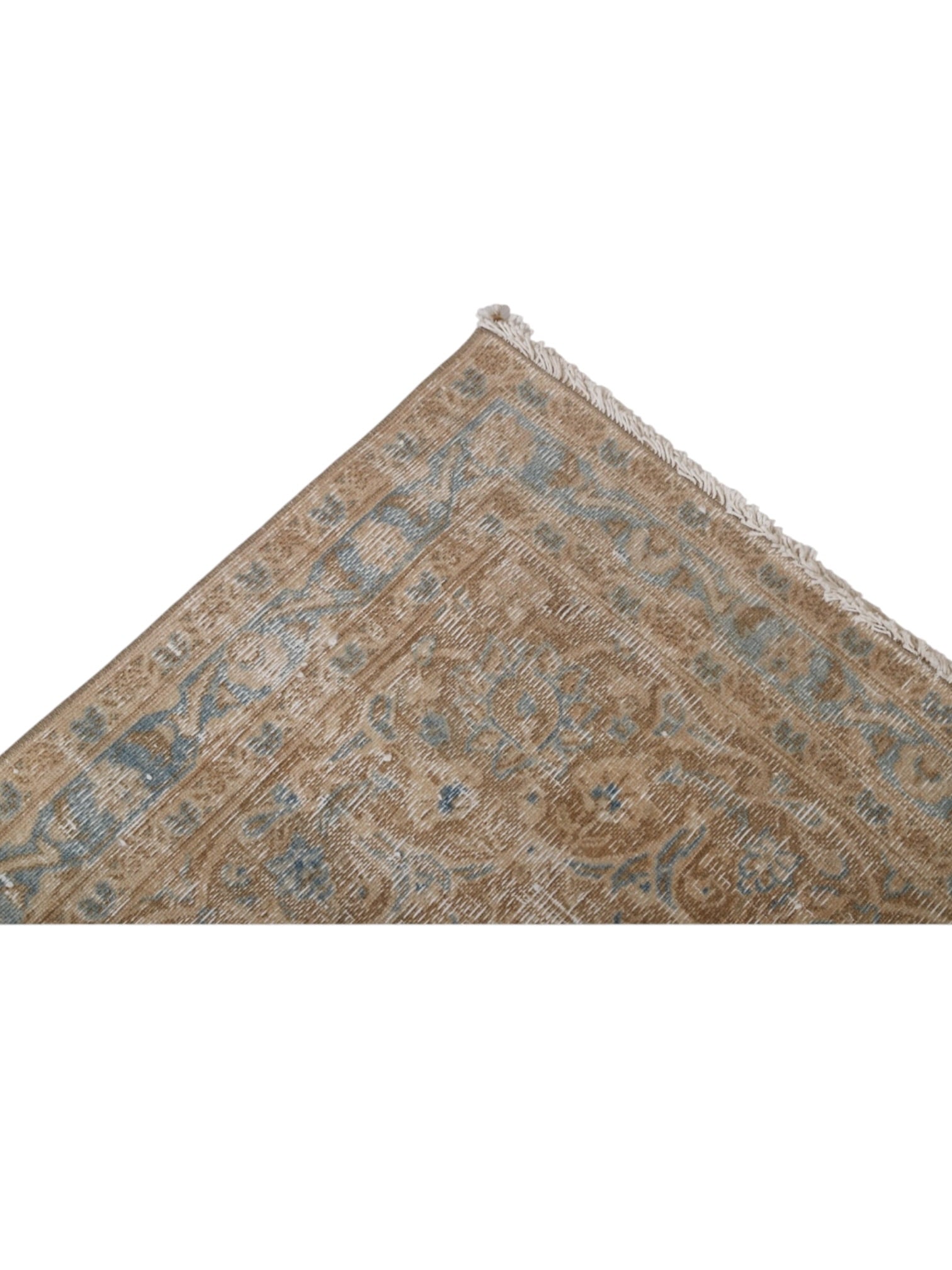 Rare Vintage Turkish Rug - Sable Bleu Oushak (382 cm x 288 cm)
