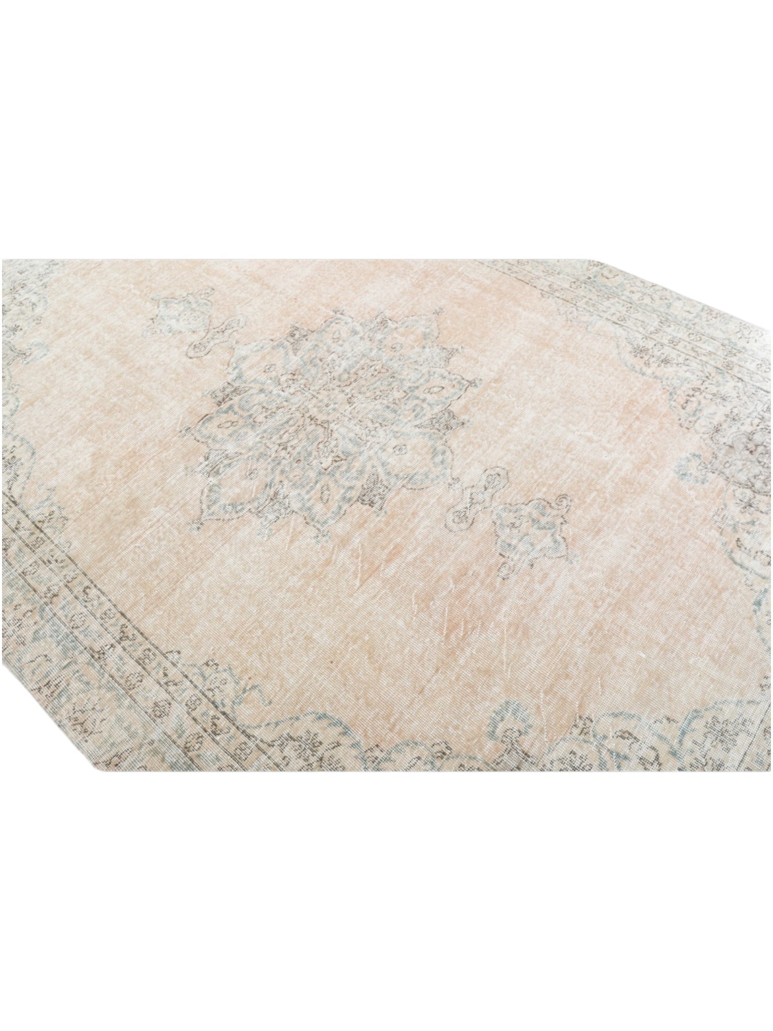 Rare Vintage Turkish Rug - Petal Bloom Oushak (300cm x 206cm)