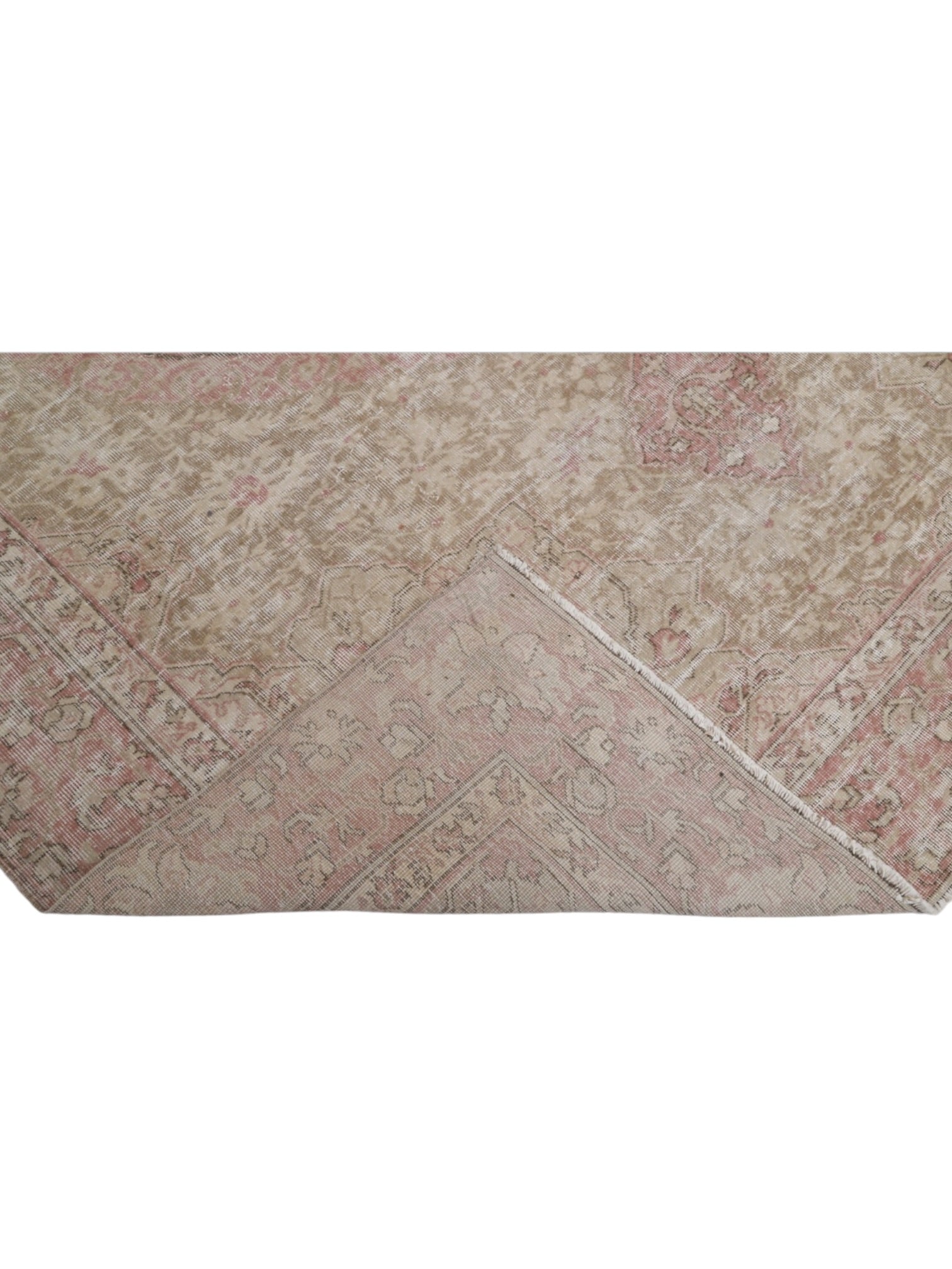 Vintage Turkish Rug - Rose Bloom Oushak (325cm x 225cm)