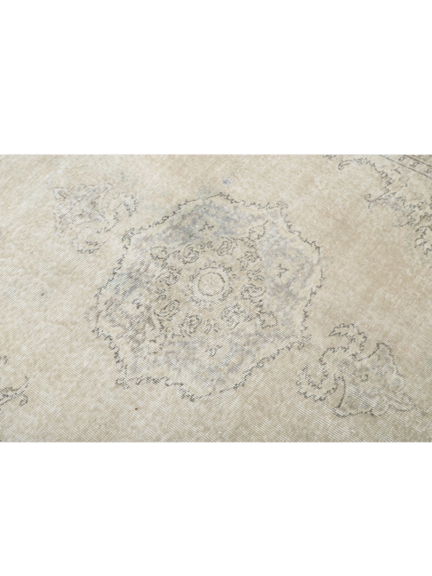 Vintage Turkish Rug - Ivory Bloom Oushak (290cm x 195cm)