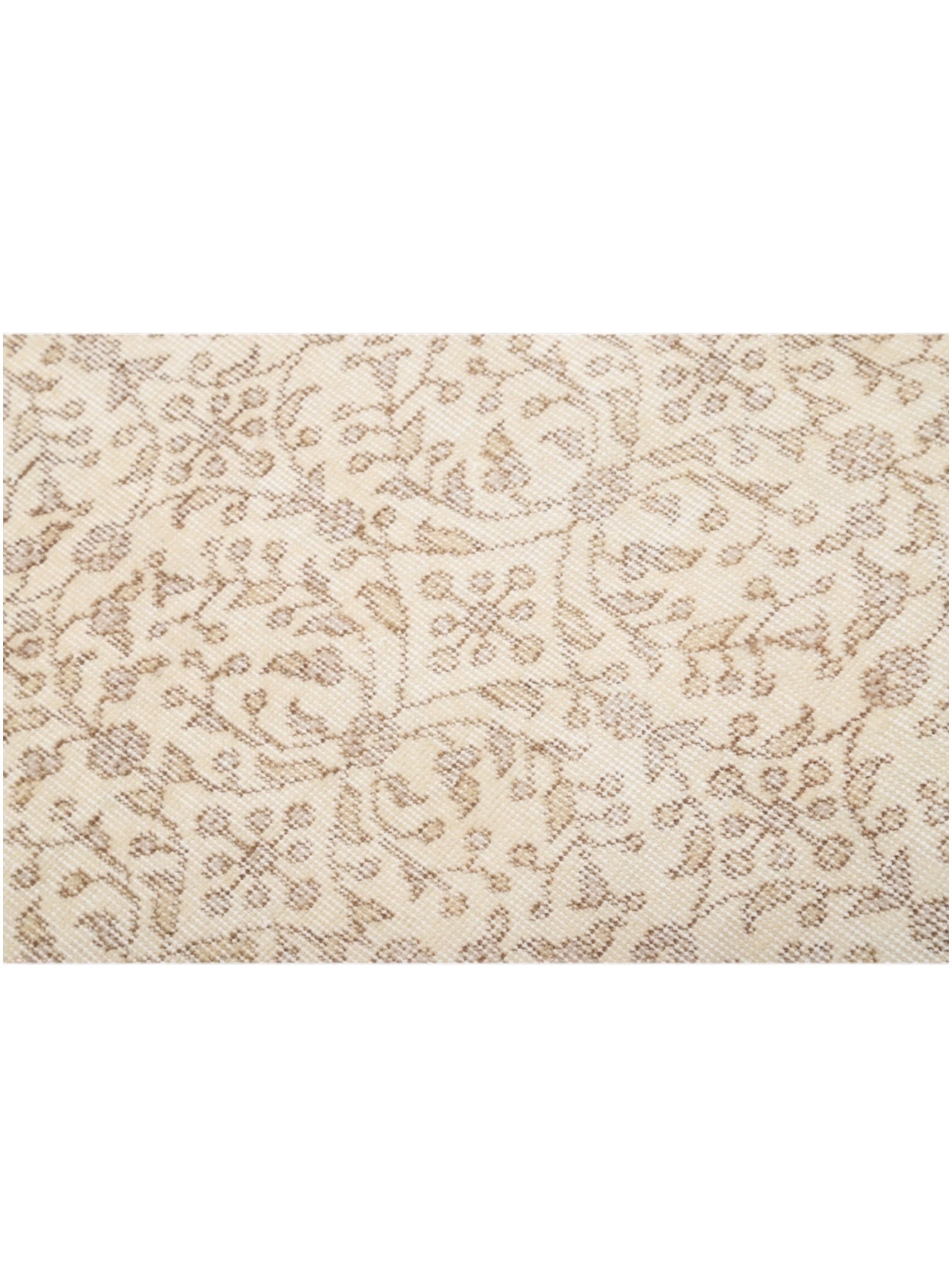 Vintage Turkish Rug - Ivory Garden Oushak (304cm x 210 cm)