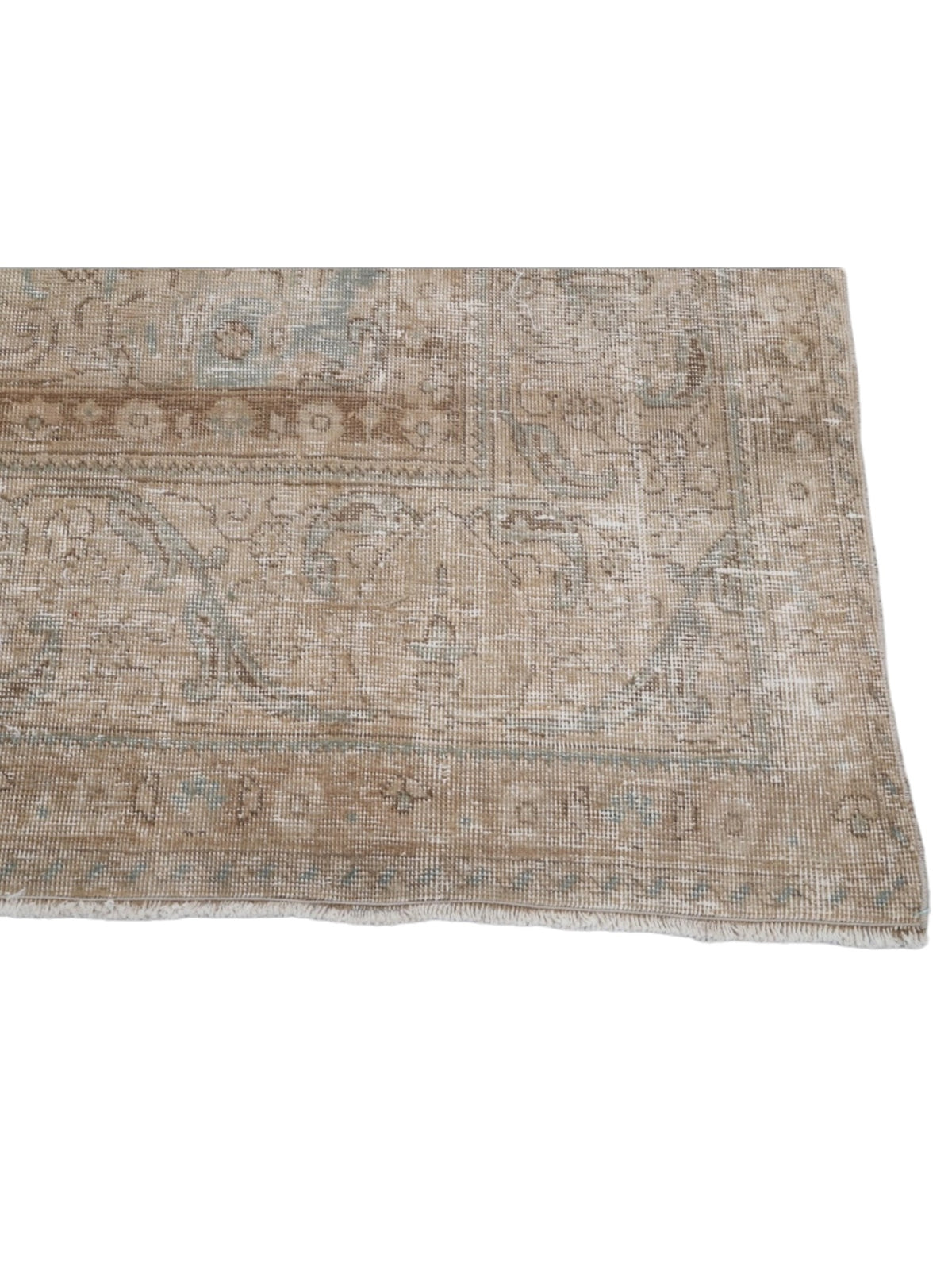 Rare 1960s Vintage Turkish Rug - Blush Mirage Oushak (381cm x 291cm)