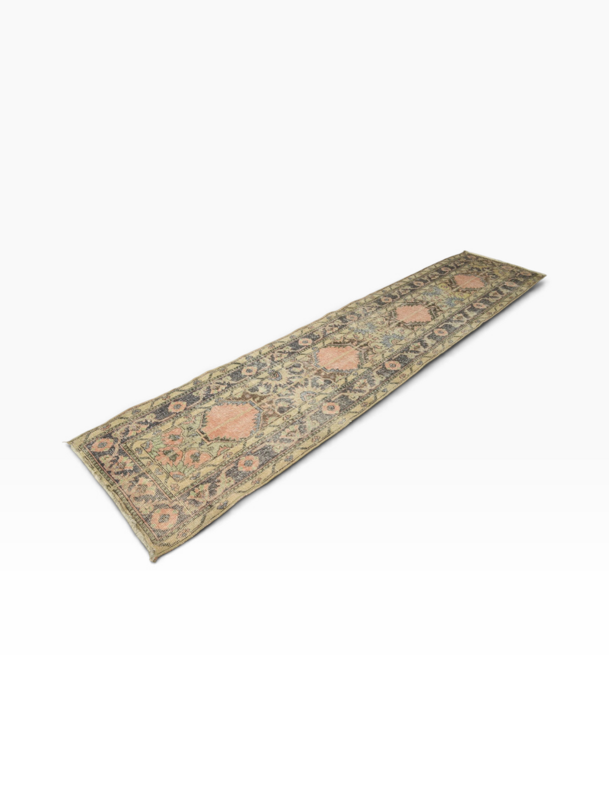 Rare Vintage Turkish Runner - J’adore Oushak (316cm x 67cm)