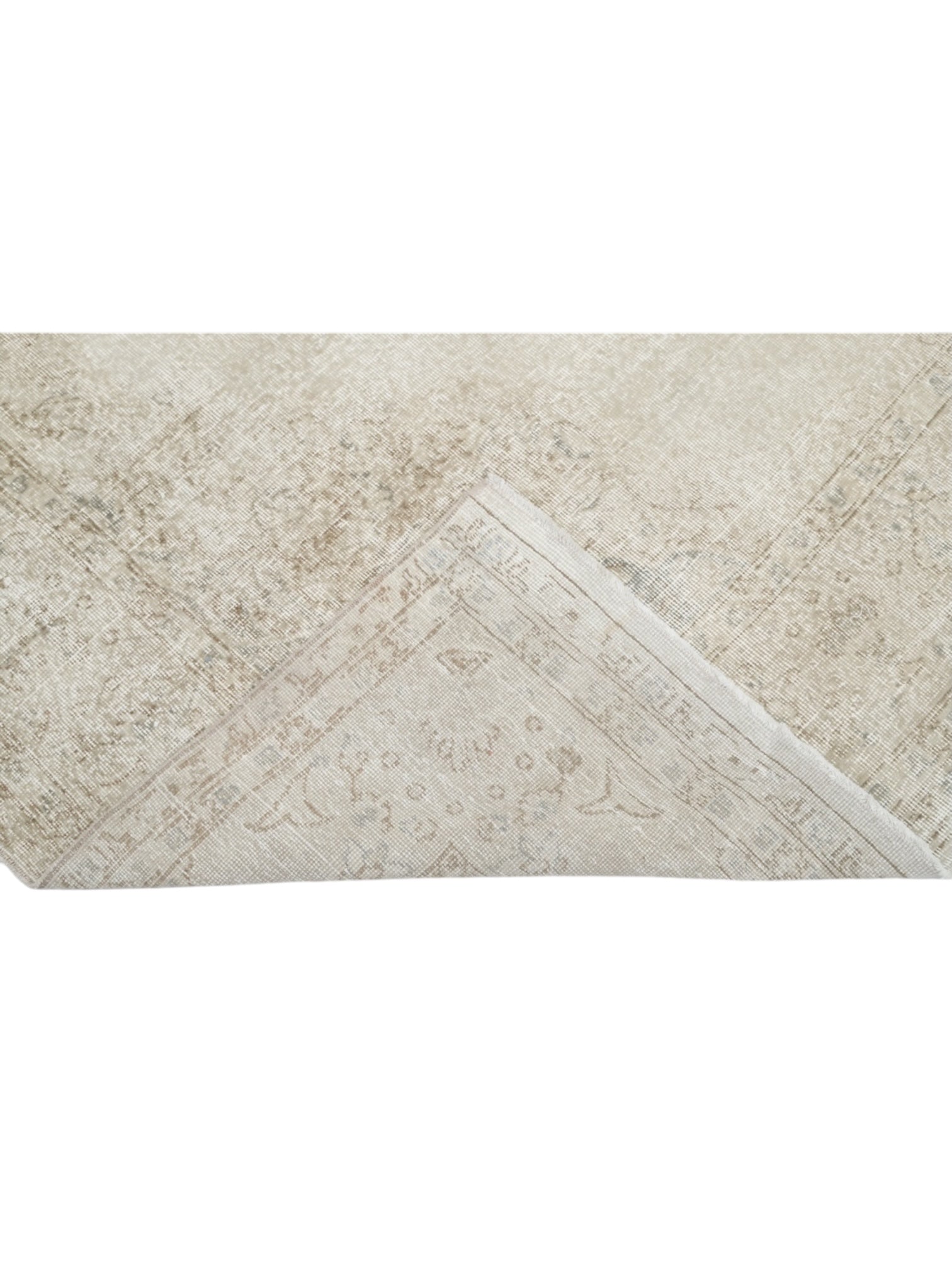 Rare Vintage Turkish Rug - Vanilla Sand Oushak (317cm x 195cm)