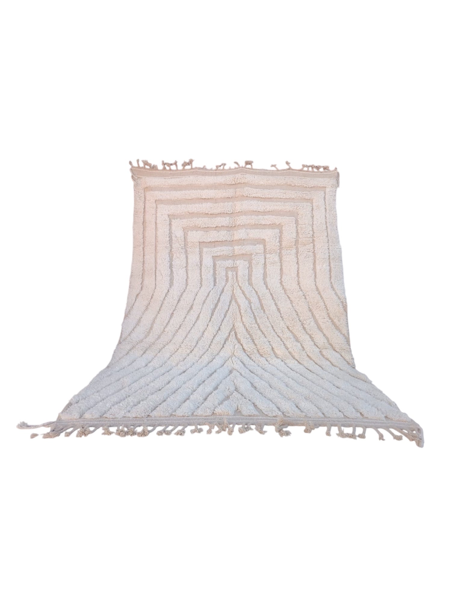 Original Moroccan Beni Ourain Wool Rug - Arcos 11 ( 300cm x 200cm )