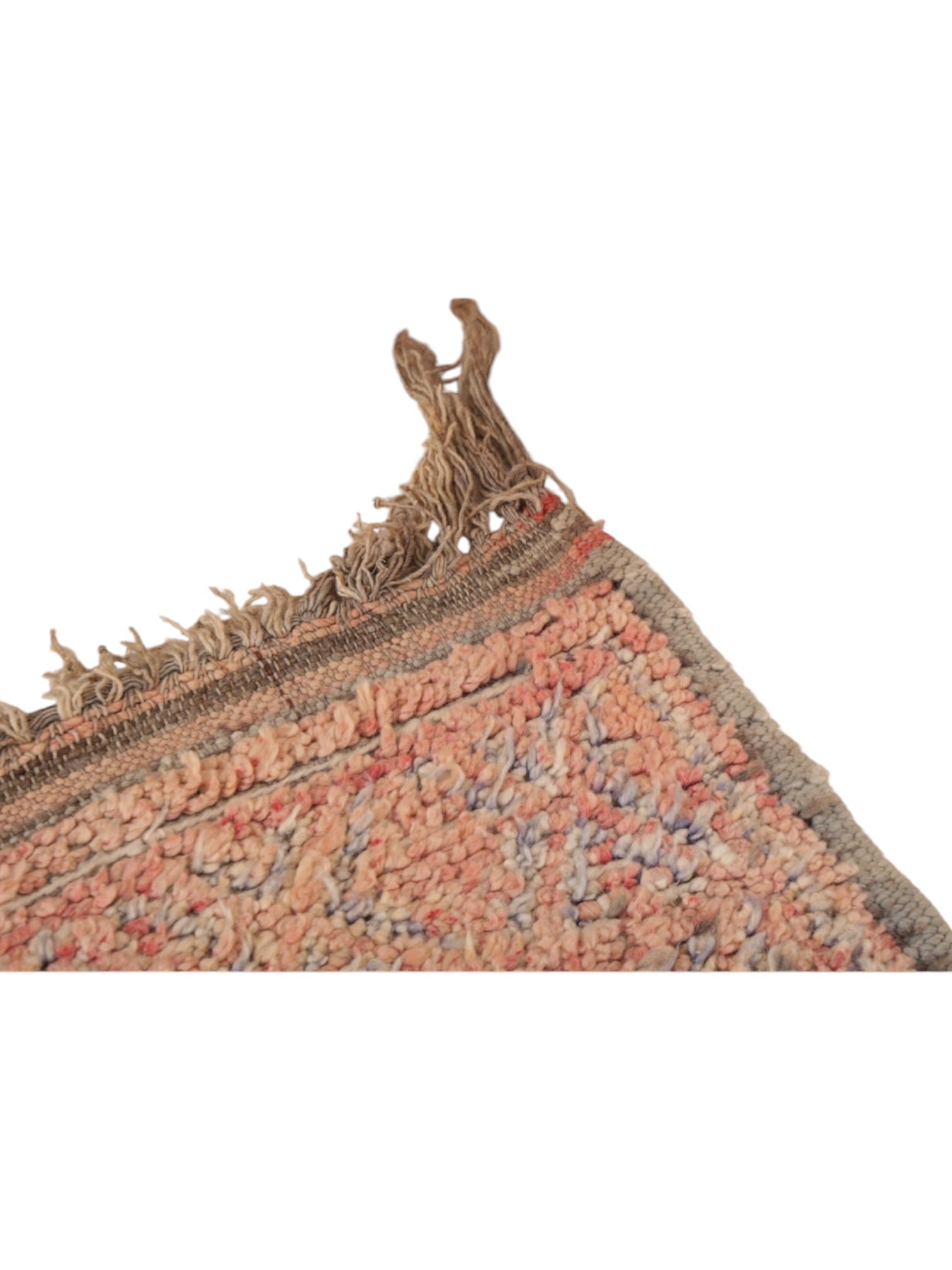 Vintage Moroccan Rug | 325cm x 185cm - Pink Beni Mguild