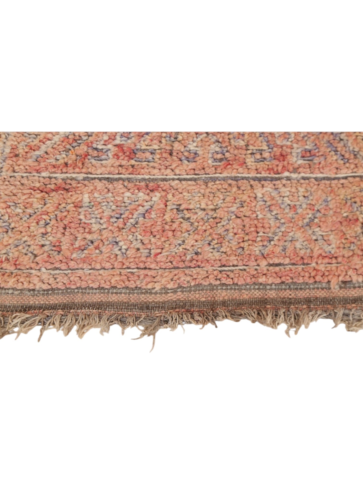 Vintage Moroccan Rug | 325cm x 185cm - Pink Beni Mguild