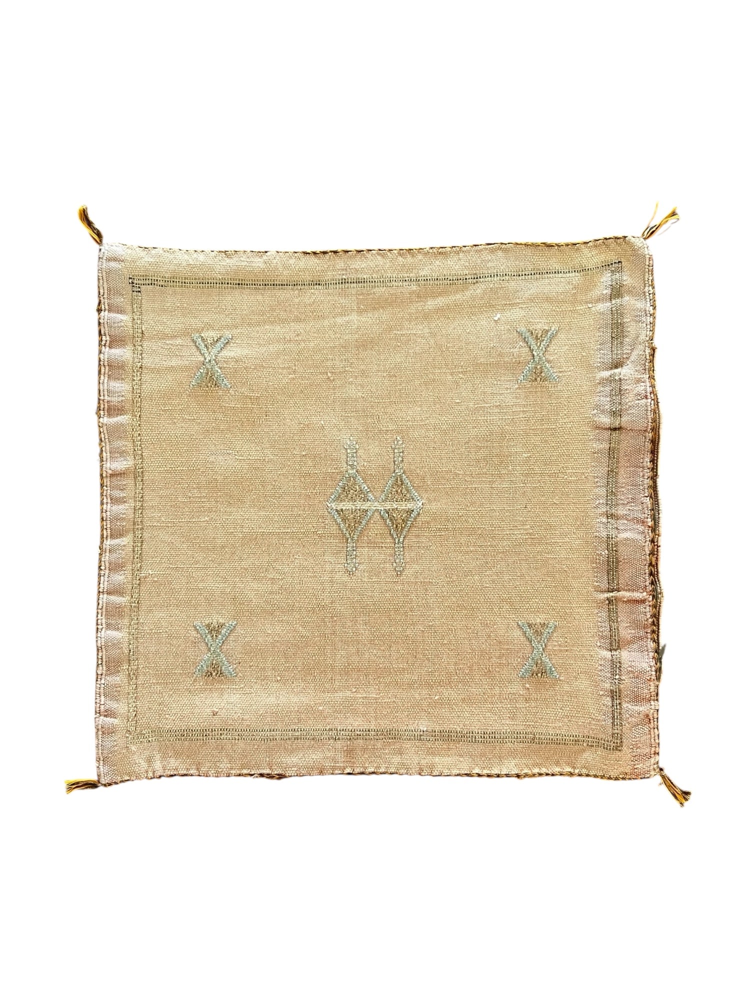 Moroccan Cactus Silk 50x50cm | Peach