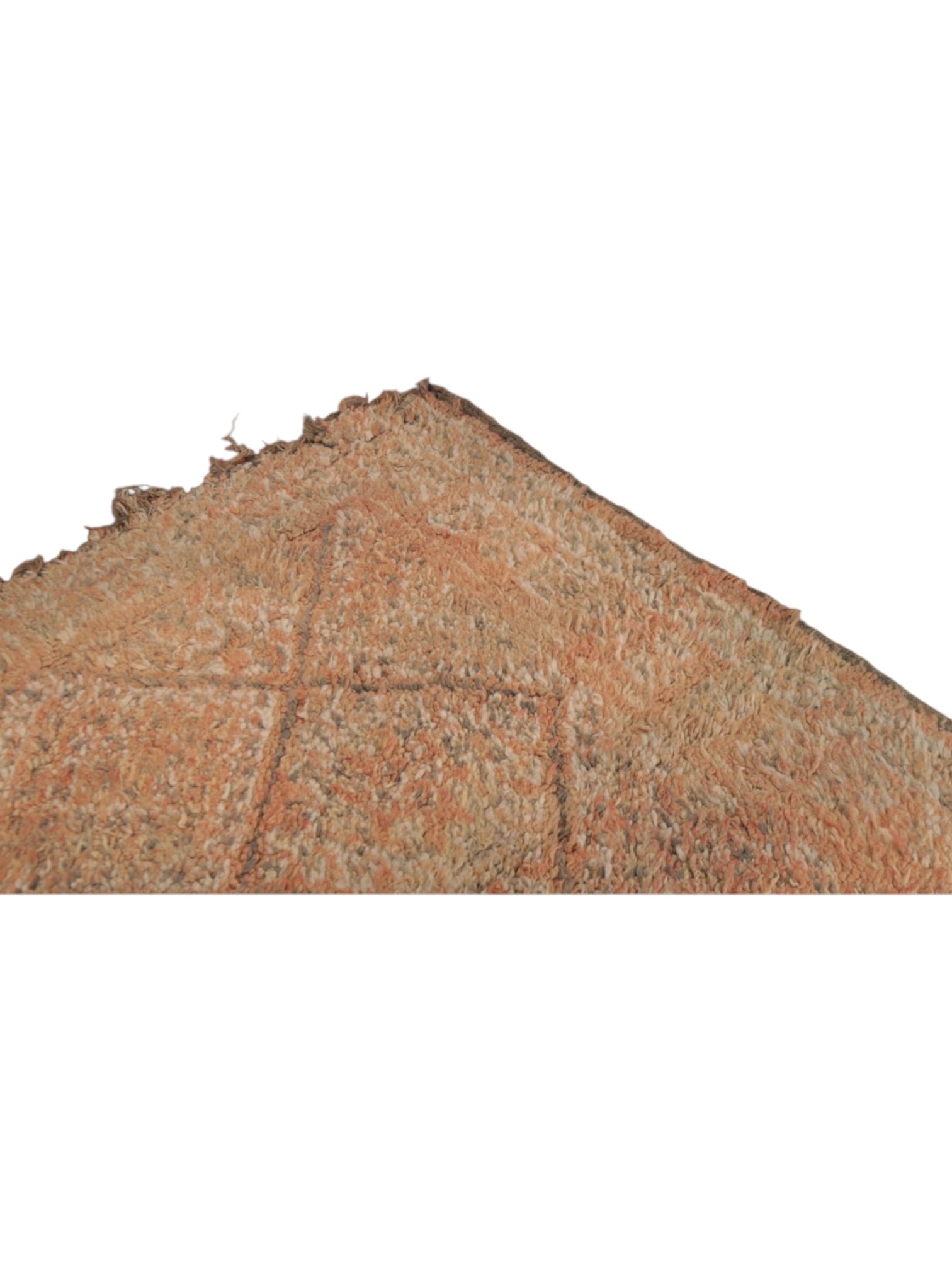 Vintage Moroccan Rug | 296cm x 197cm - Peach Beni Mguild