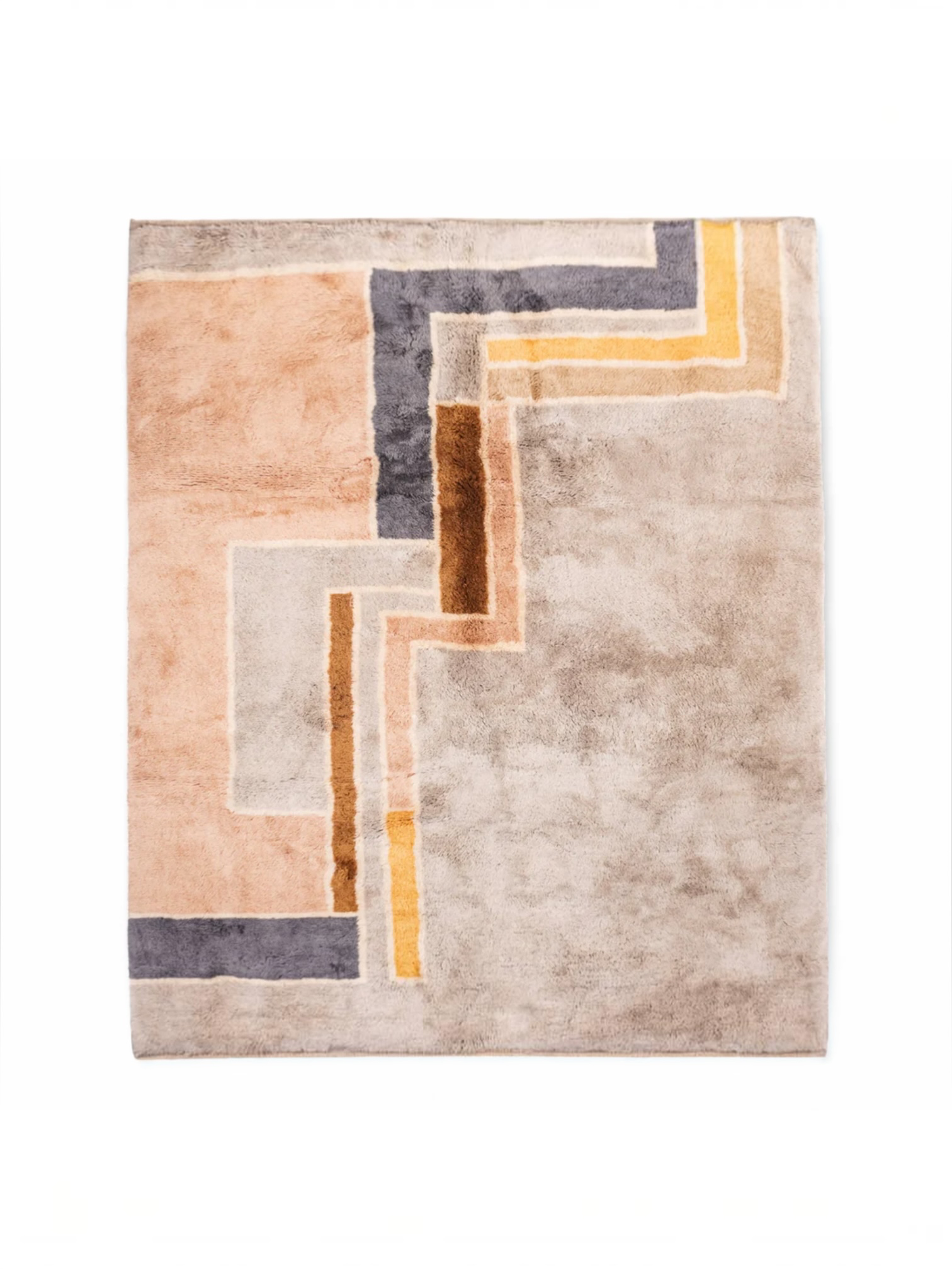 Contemporary Moroccan Beni Mrirt Rug | Casa Dune - Sandstone