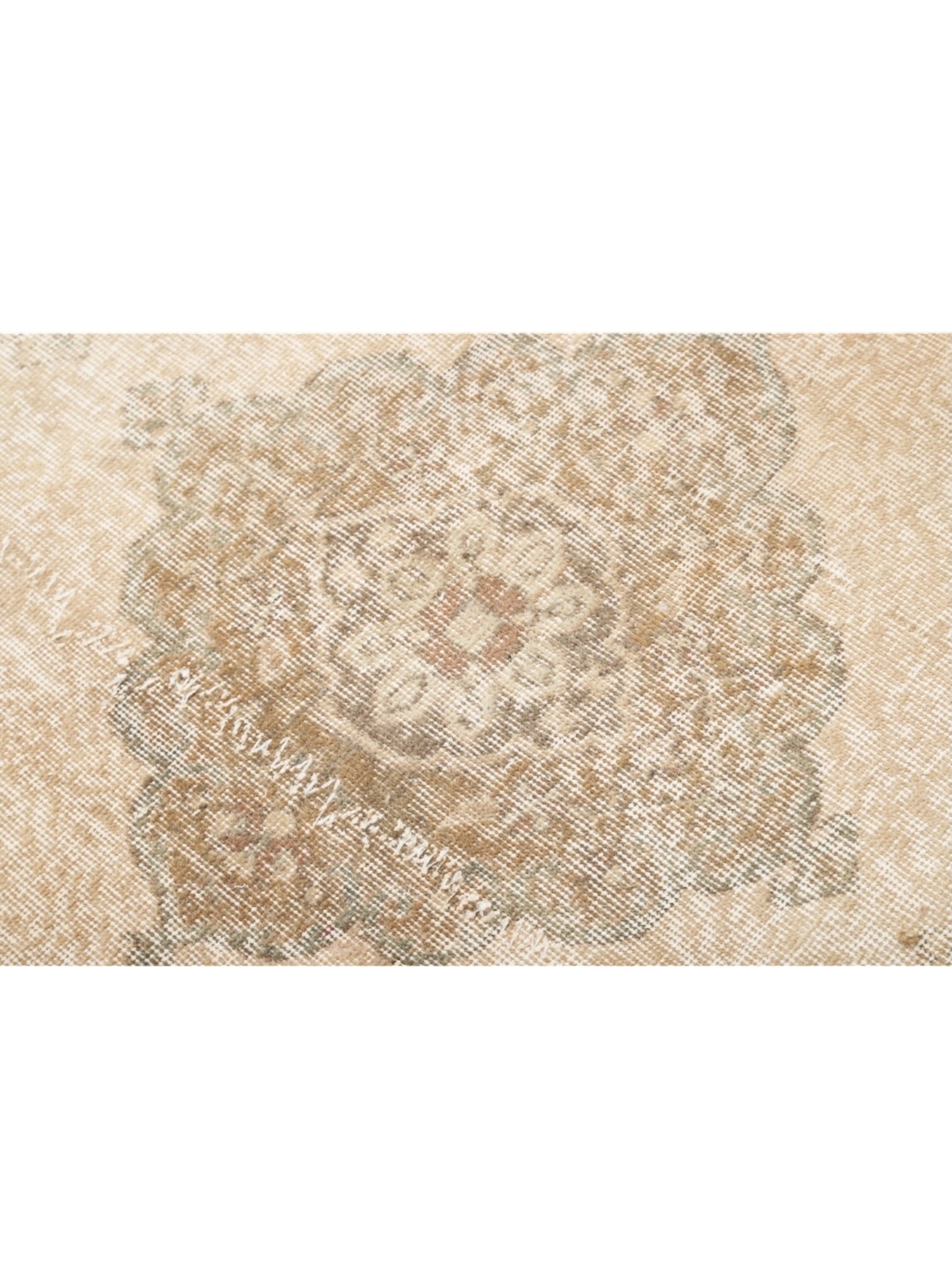 Rare Vintage Turkish Rug - Oushak Runner (374cm x 144cm)