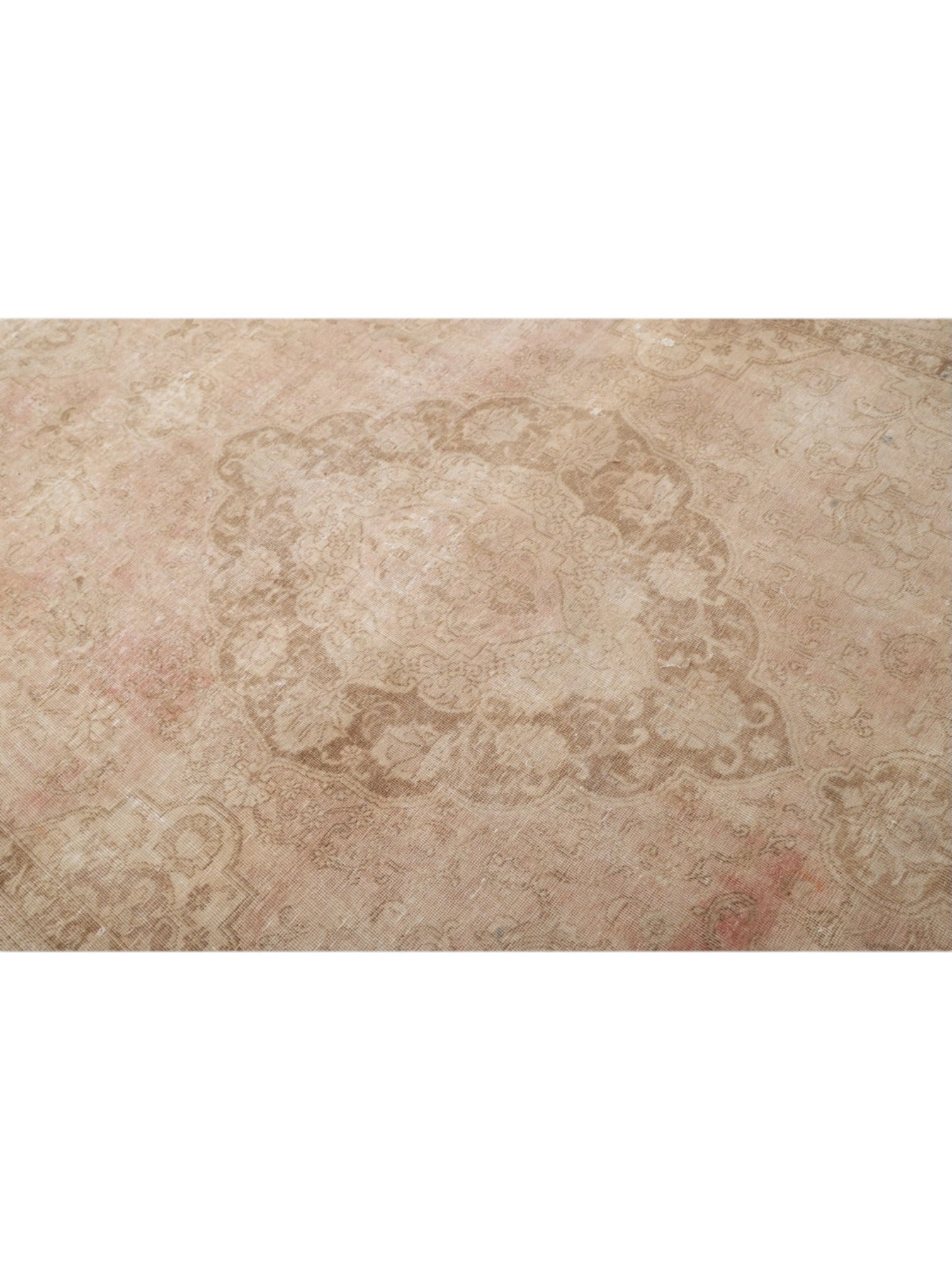 Vintage Turkish Rug - Rose Dust Oushak  (317cm x 213cm)