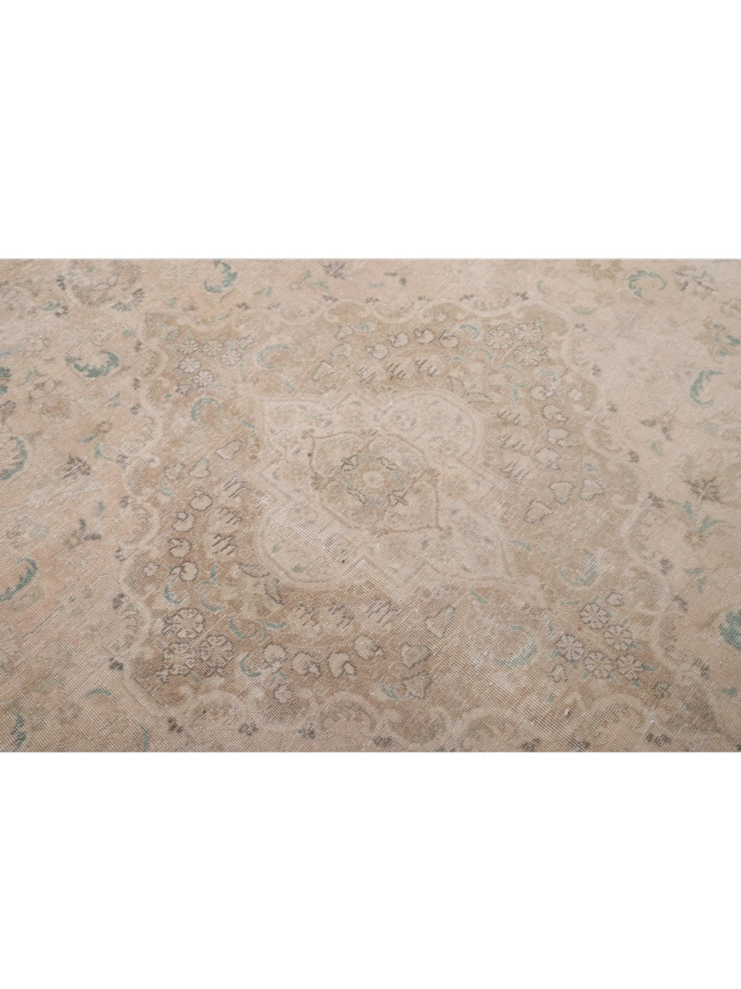 Rare Vintage Turkish Rug - Dune Fleur Oushak (374 cm x 280 cm)