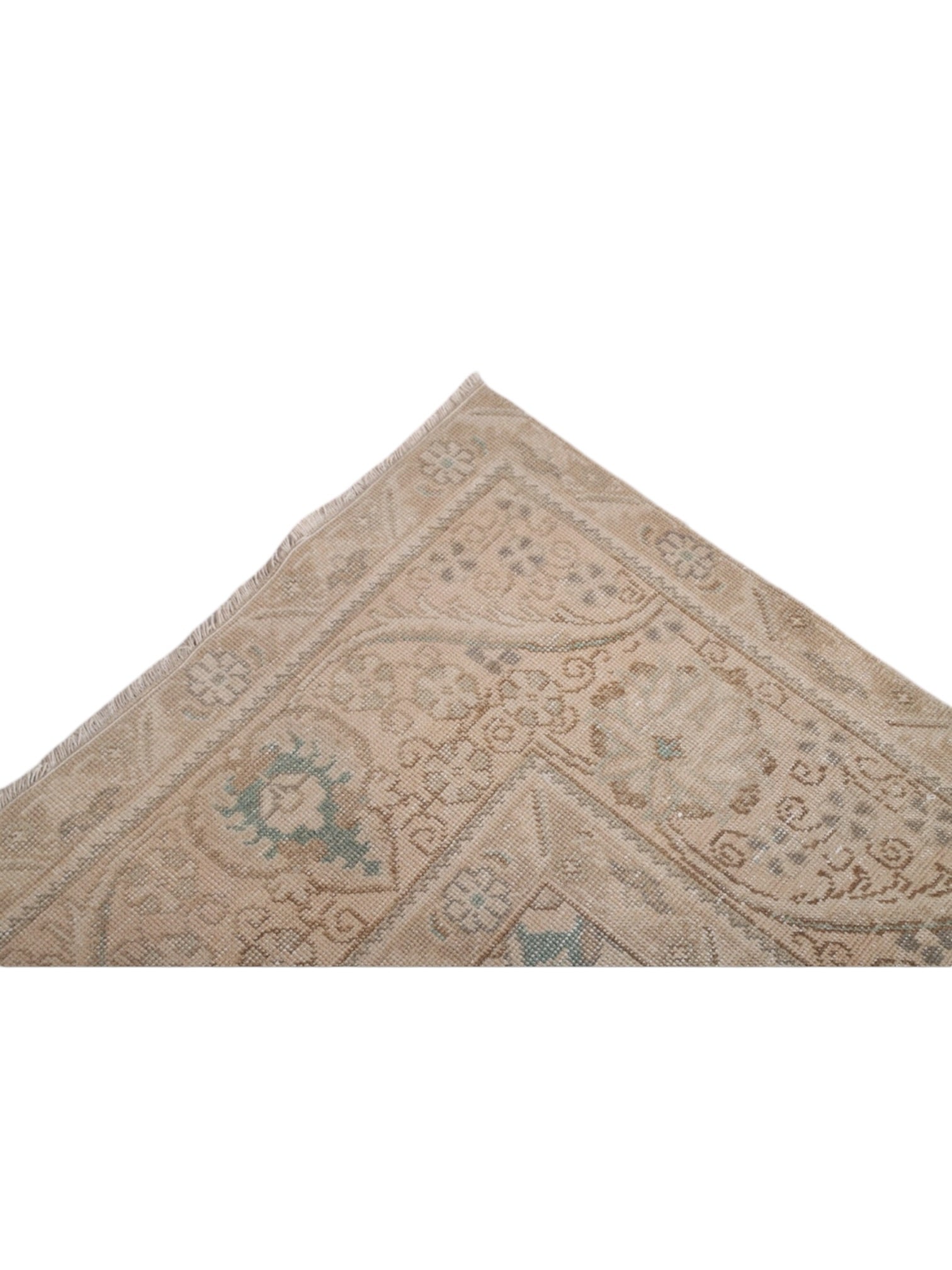 Rare Vintage Turkish Rug - Dune Fleur Oushak (374 cm x 280 cm)