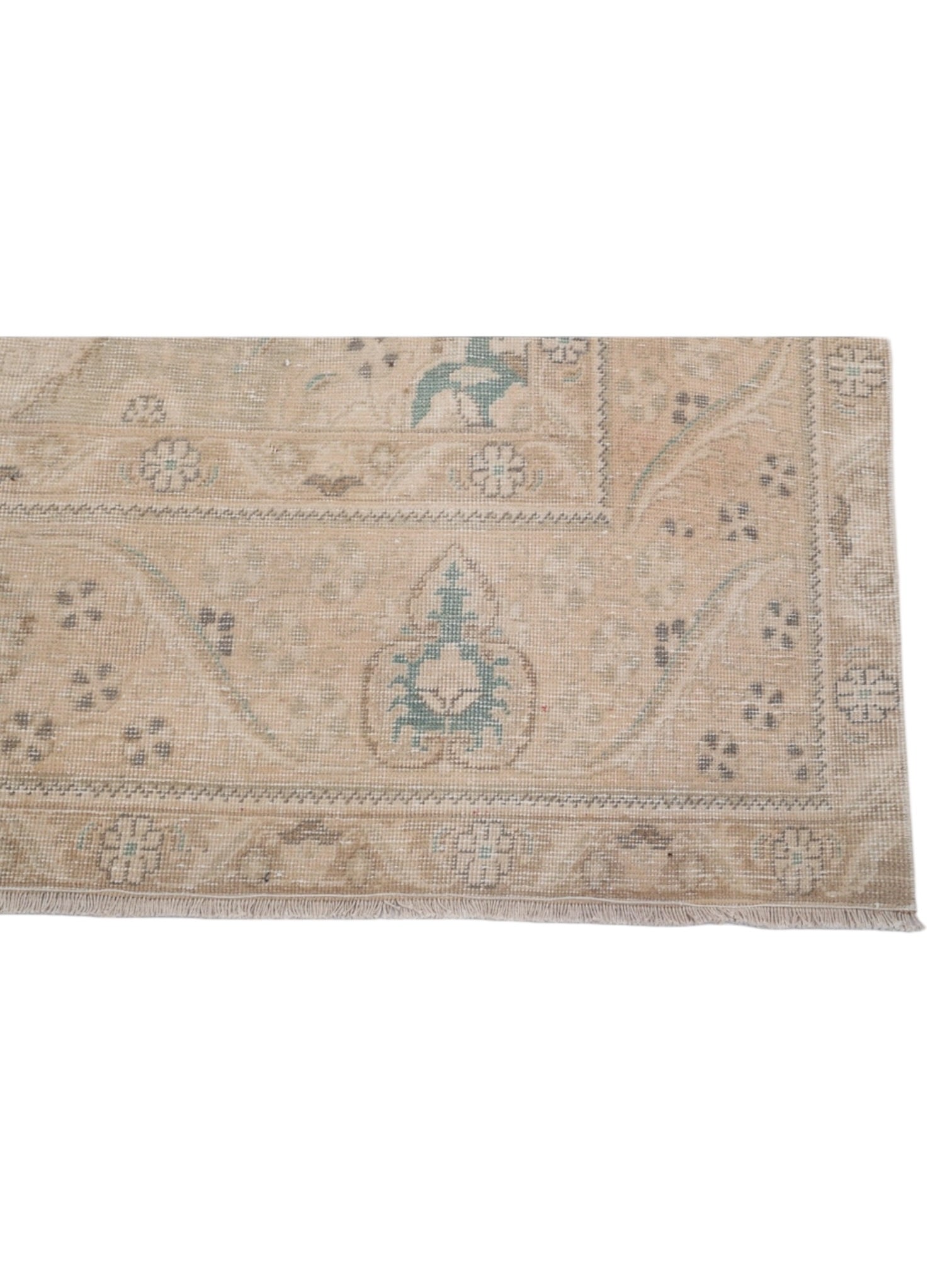 Rare Vintage Turkish Rug - Dune Fleur Oushak (374 cm x 280 cm)