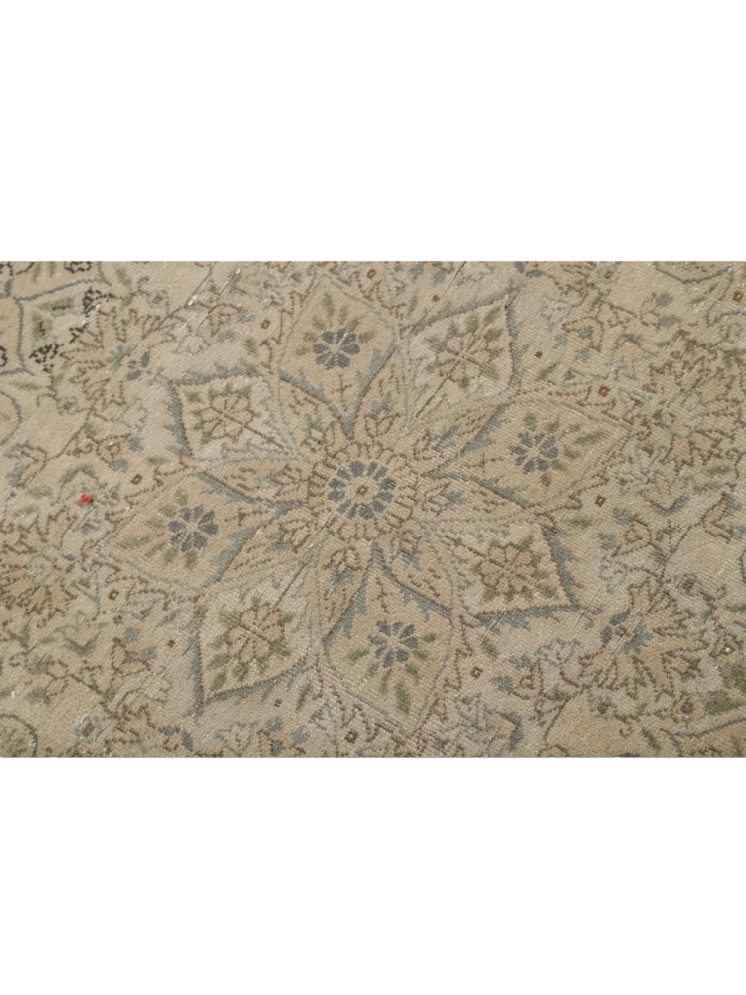 Vintage Turkish Rug - Enchanted Bloom Oushak (352 cm x 237 cm)