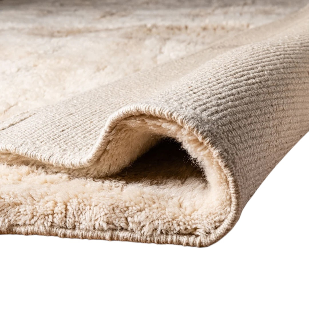 Contemporary Moroccan Rug | Roam - Latte Veil