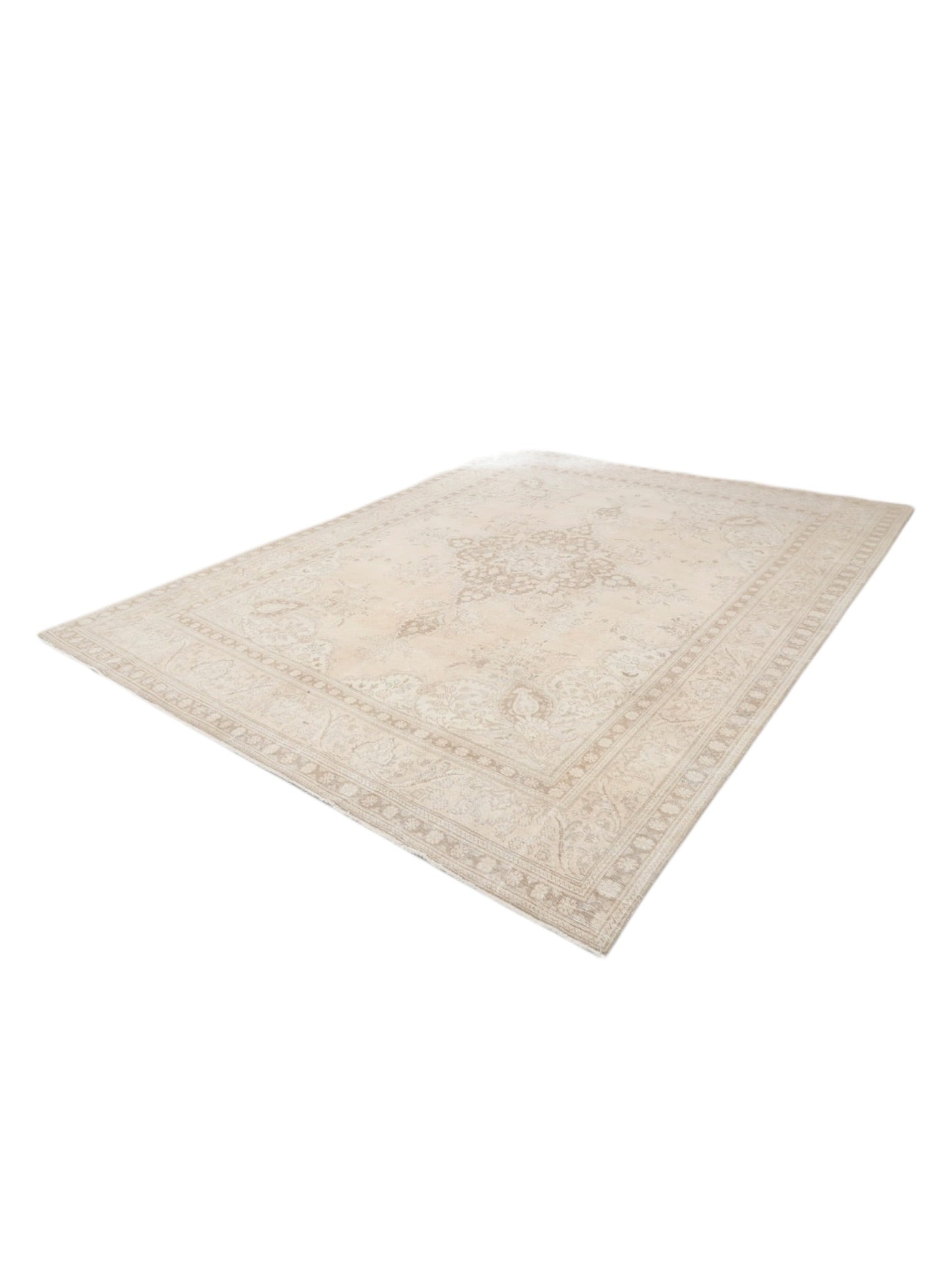 Rare Vintage Turkish Rug - Moon Garden Oushak (381cm x 280cm)