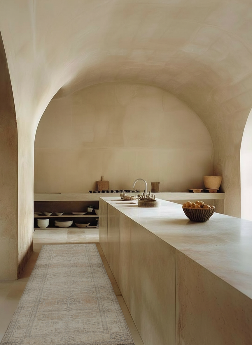 Rare Vintage Turkish Runner - Marbella Oushak (345cm x 80cm)