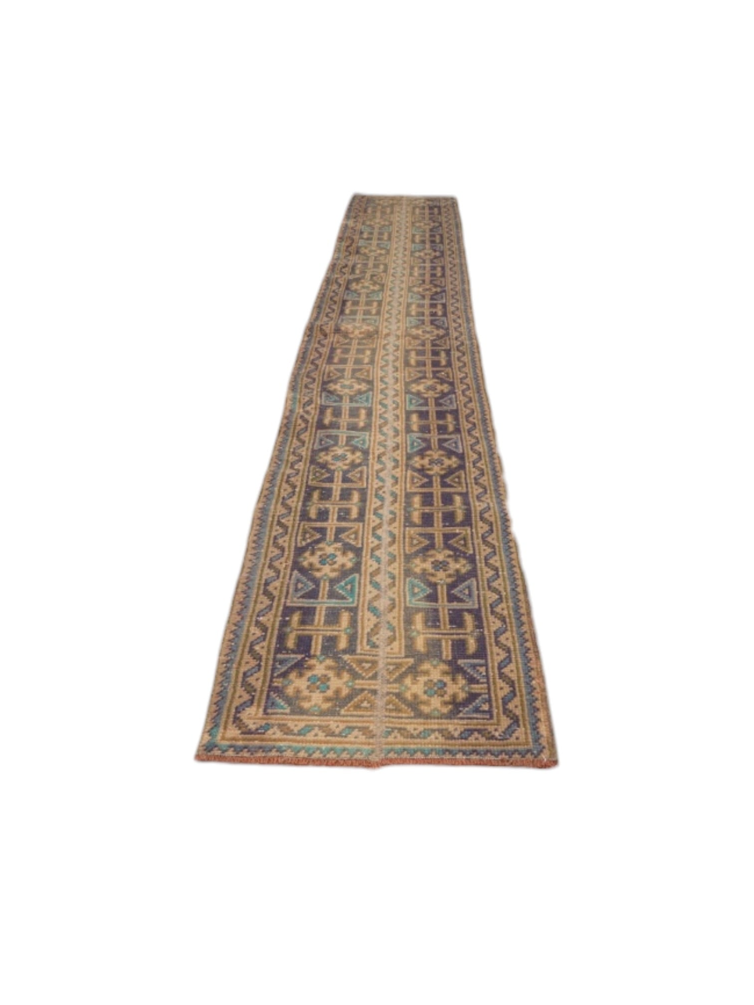 Rare Vintage Turkish Runner - Kenny Oushak (351cm x 51cm)