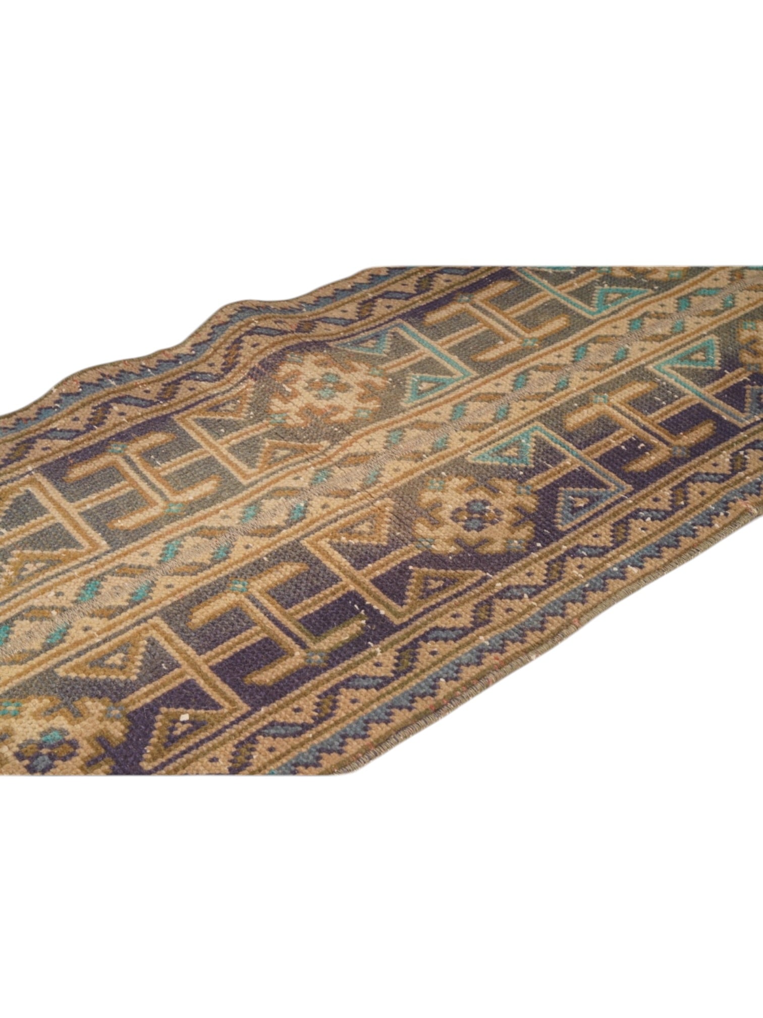 Rare Vintage Turkish Runner - Kenny Oushak (351cm x 51cm)