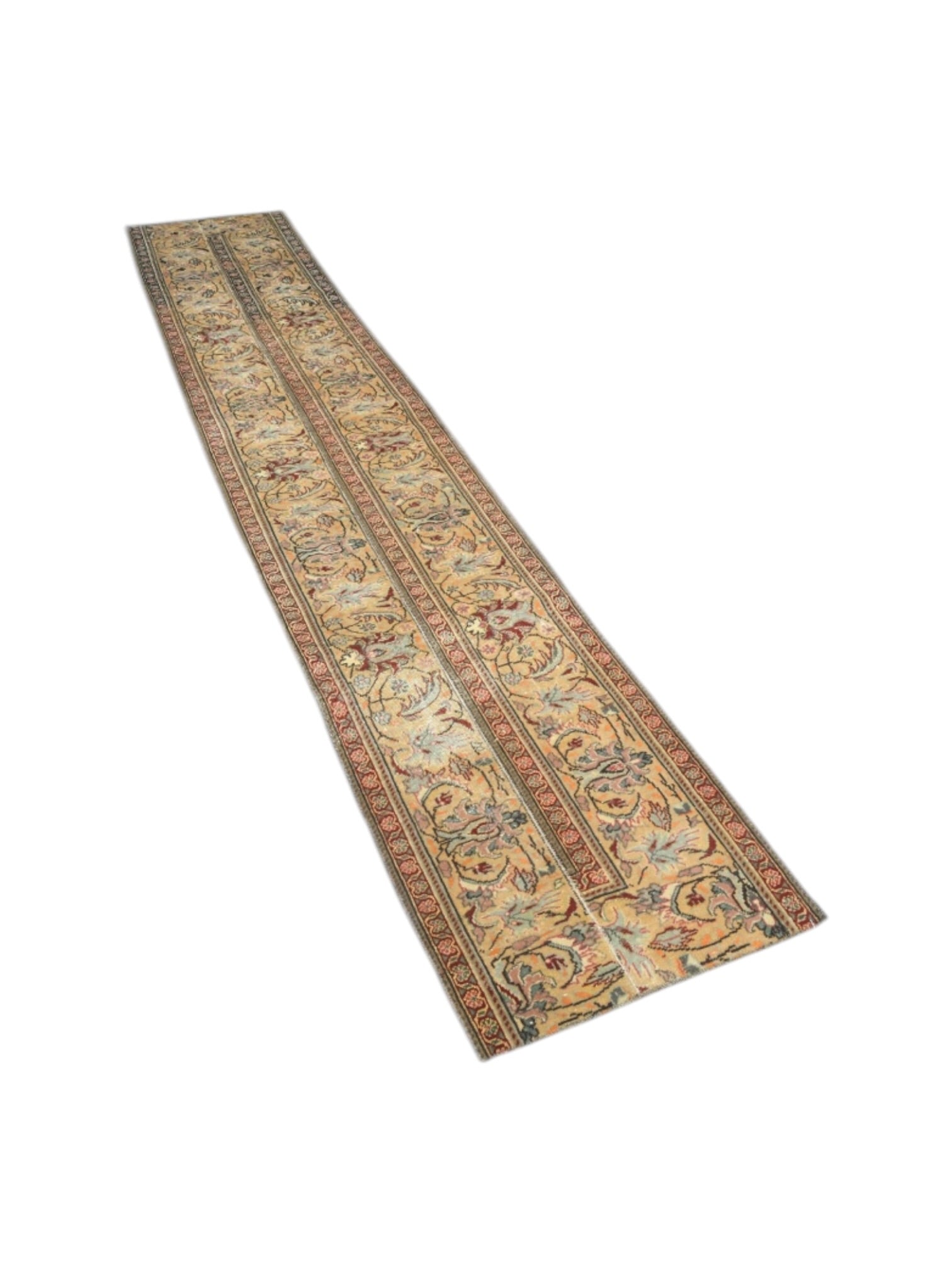 Rare Vintage Turkish Runner - Solea Oushak (281cm x 55cm)