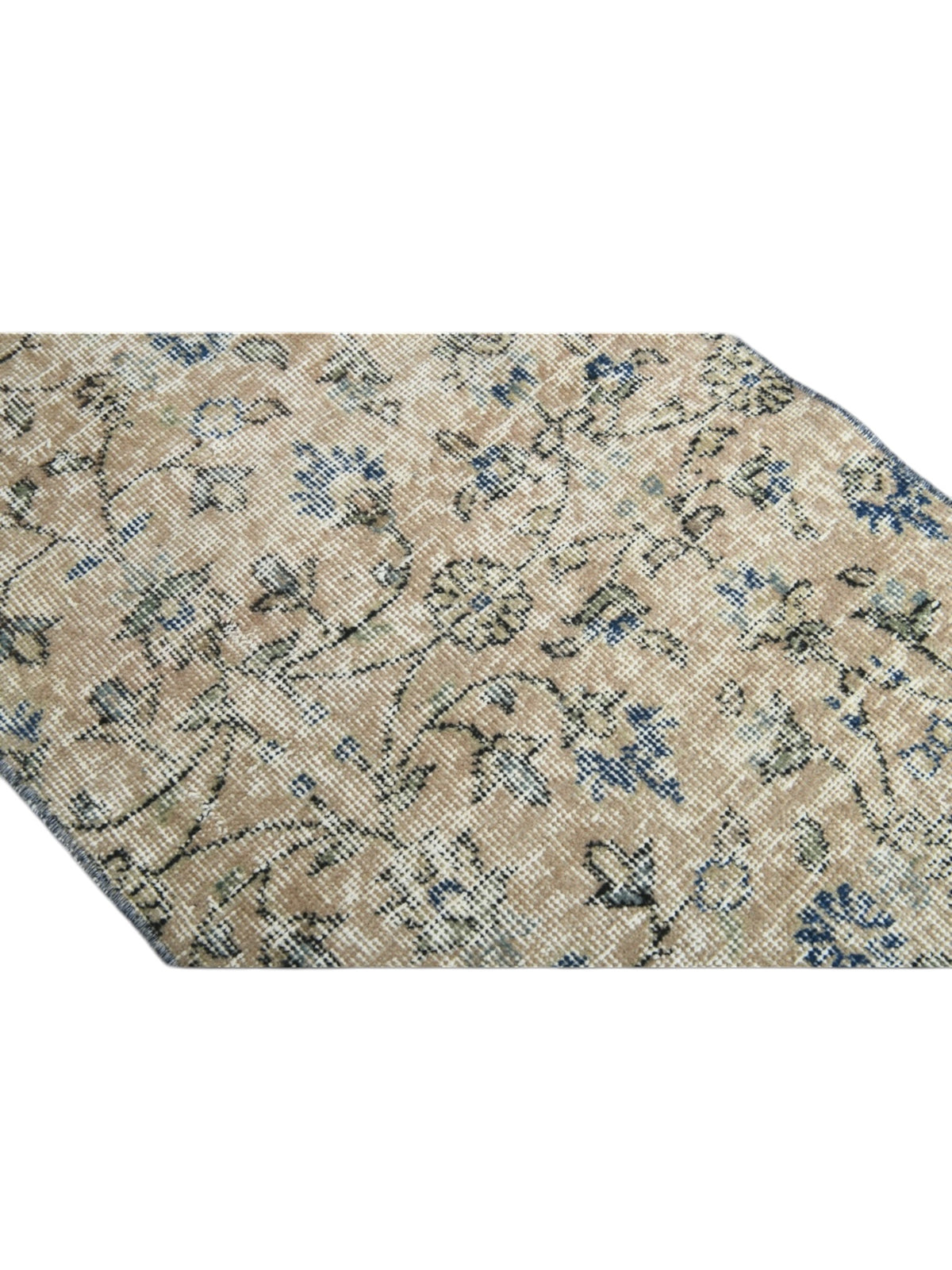Vintage Turkish Runner - Bleuet Oushak (303cm x 54cm)