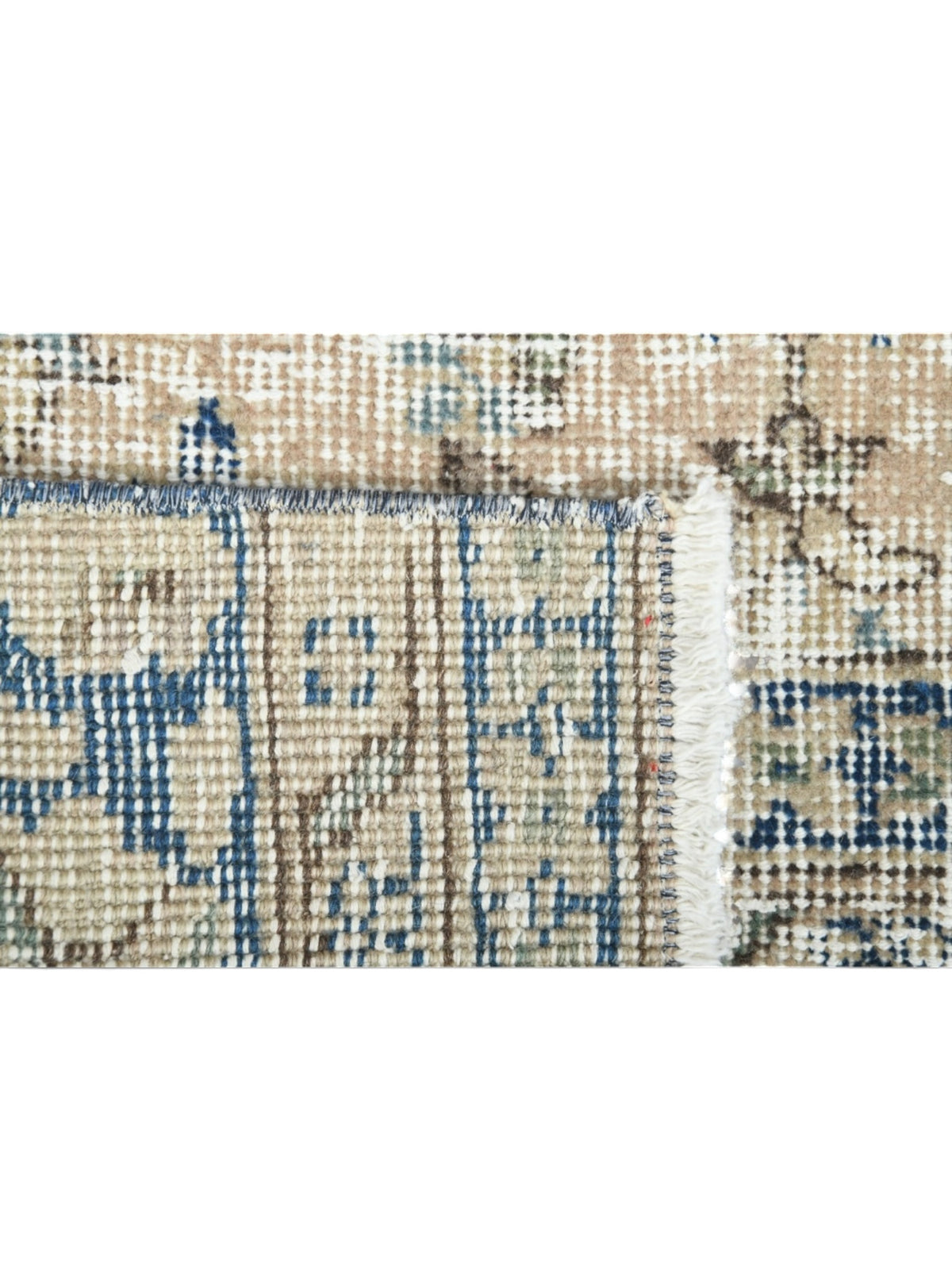 Vintage Turkish Runner - Bleuet Oushak (303cm x 54cm)