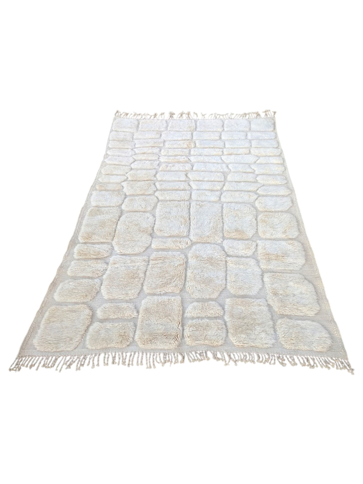 Ivory Stone - Moroccan Beni Mrirt Rug | 280cm x 195cm | Ready Now