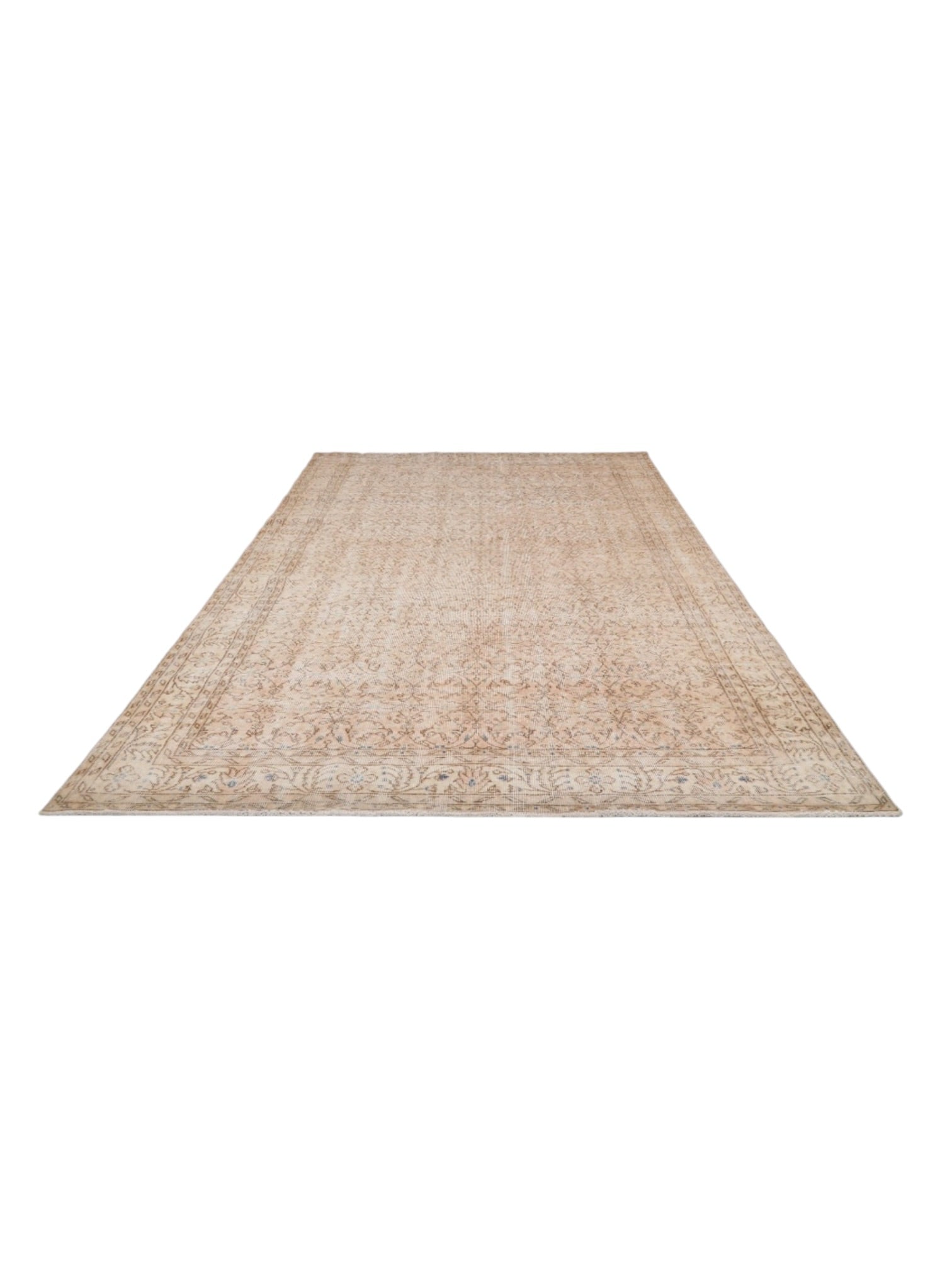 Vintage Turkish Rug - Bluebird Beauty Oushak (331cm x 223cm)