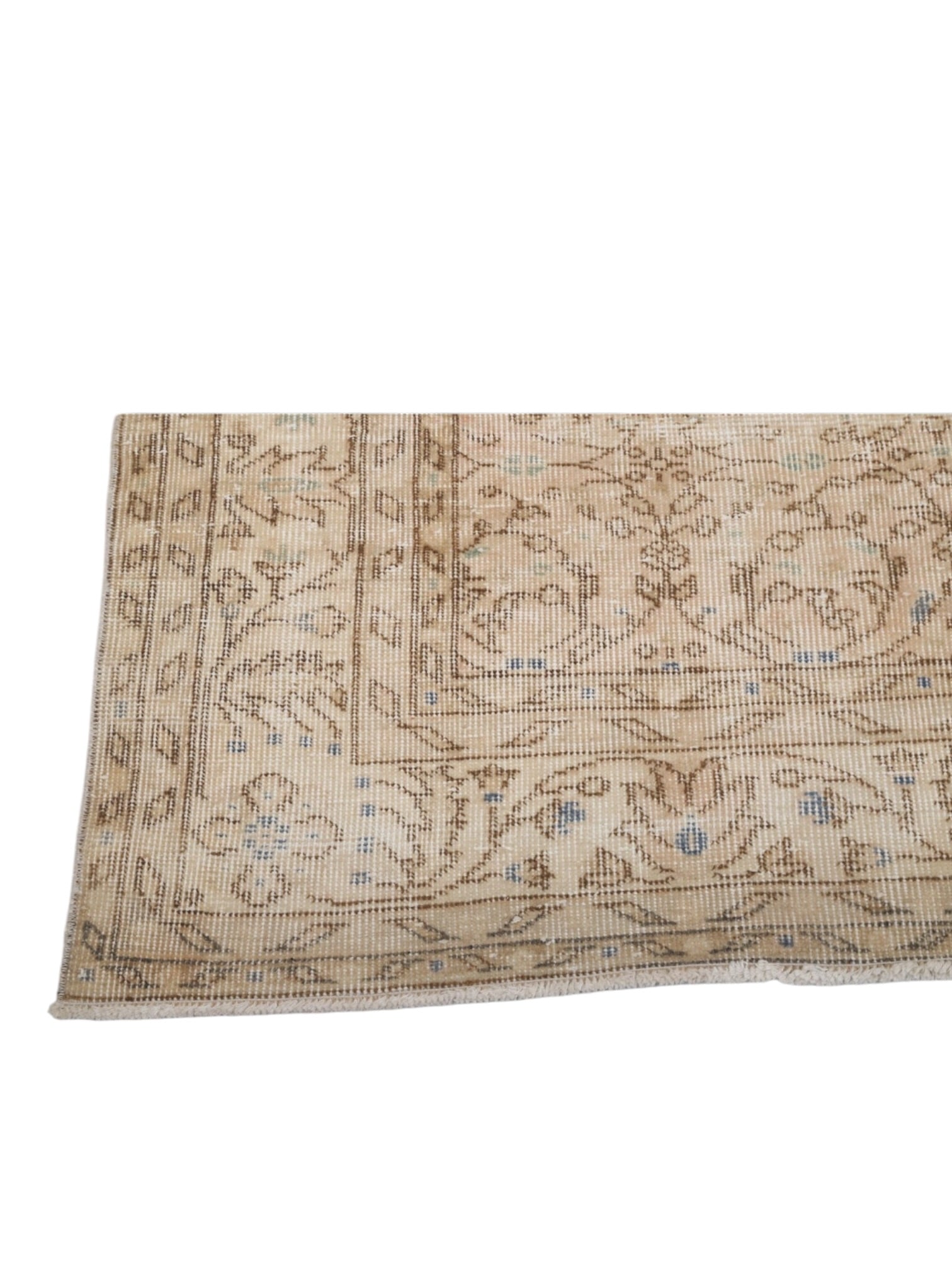 Vintage Turkish Rug - Bluebird Beauty Oushak (331cm x 223cm)