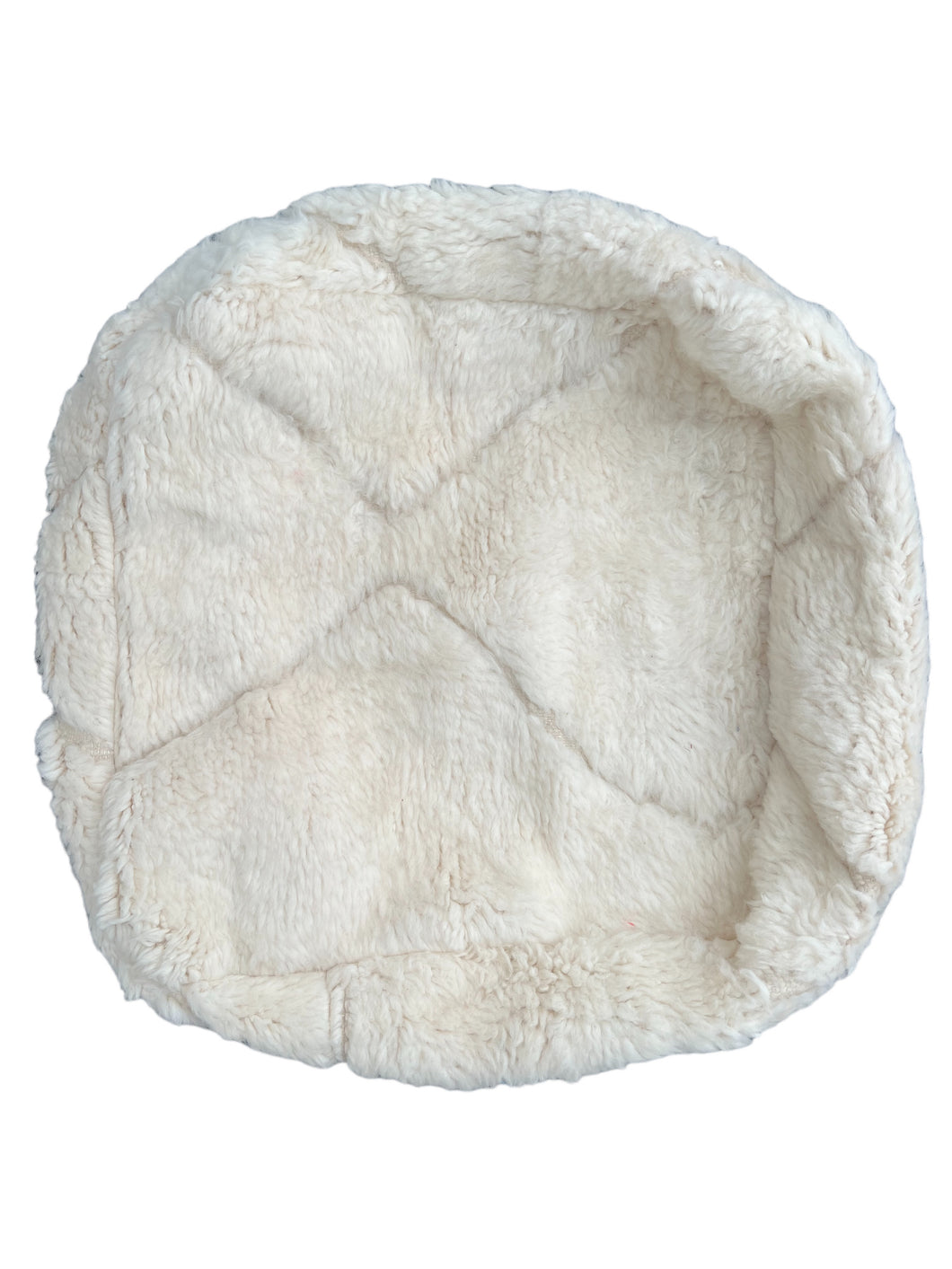 Moroccan Floor Cushion - Natural Wool No. 10