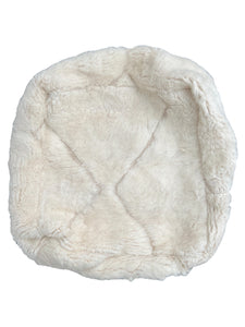 Moroccan Floor Cushion - Natural Wool No. 12