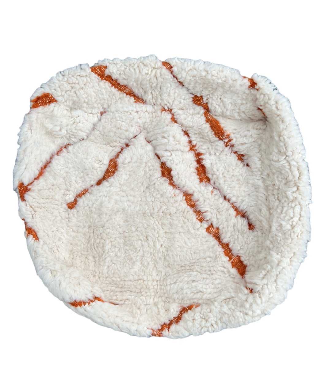 Moroccan Floor Cushion - Natural Wool No. 4