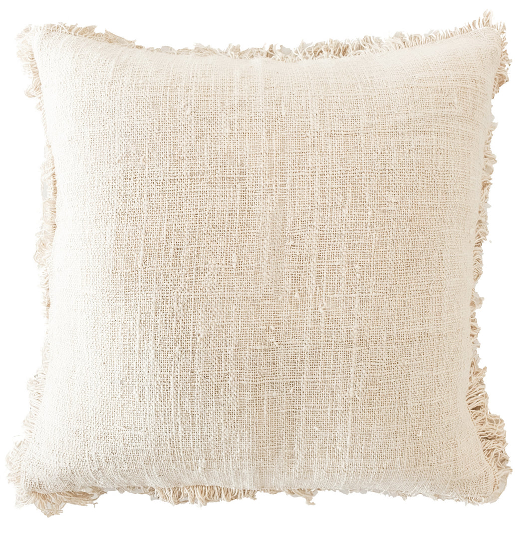 Villa | Luxe Cotton Cushion - Linen