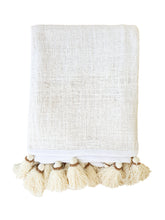 Load image into Gallery viewer, Villa | Luxe Cotton Blanket - Bone
