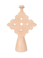 Load image into Gallery viewer, Tadelakt Diamond Candle Holder Large | Peach
