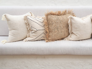 Villa | Luxe Cotton Cushion - Linen