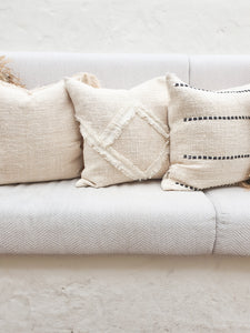Villa Luxe Stitch Cushion Linen image