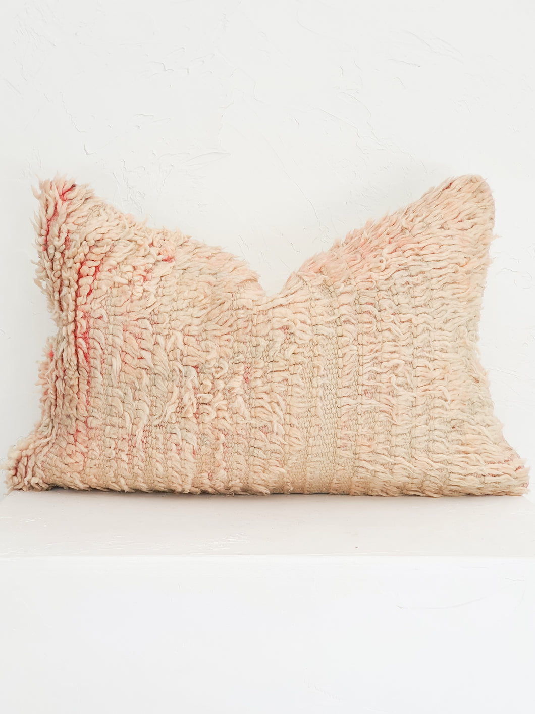 Moroccan Boujaad Cushion  Soft Pink