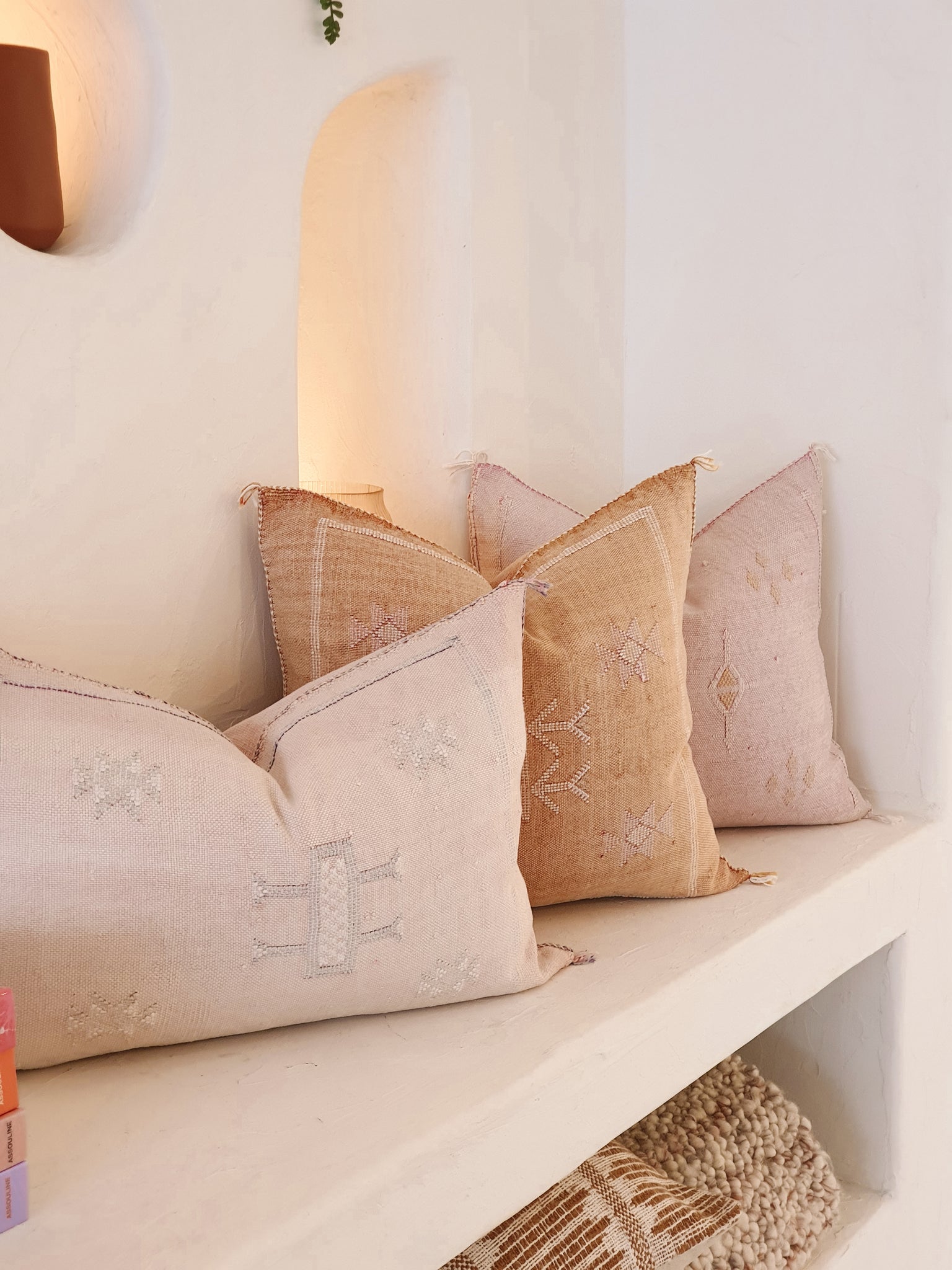 Moroccan sales silk cushions