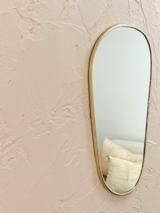 Organic Brass Wall Mirror